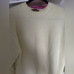 Loro Piana  for Neumann Marcus 100% cotton yellow/Cream Knit Sweater Photo 1