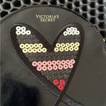 Victoria's Secret  Black Sequin Heart Pouch Photo 3