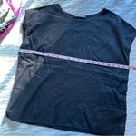 Everlane  The Muscle Top Linen Shirt Black Large Short Sleeve Photo 6