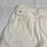 Ralph Lauren Lauren White Cargo Pants Capri Size 8 EUC! Photo 5