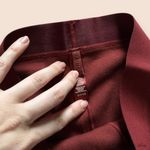 SKIMS EUC  COTTON RIB BOXER - SANGRIA Photo 3