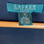 Ralph Lauren  Black Empire Waist Faux Wrap 3/4 Sleeve Dress 6 Photo 3