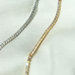 Silver Tennis Bracelet, Cubic Zirconia Tennis Bracelet, Diamond Bracelet Photo 2