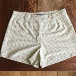 J.Crew Vintage Plaid Hi Rise Shorts Tan - Sz 6 Photo 2