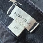 Madewell  Skinny Flare Jeans in Black Frost Wash Sz 29 Photo 6