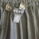 HYFVE  maxi halter dress black S dark romantic prairie date night tiered feminine Photo 4