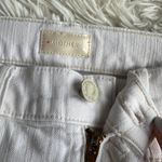 MOTHER Denim Mother The Mid Rise Dazzler Crop Whipping The Cream Pink Racer Size 26 Photo 4