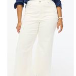 J.Crew Seashell White Petite Wide-Leg Jean in All-Day Stretch Size 25P (Petite) Photo 3