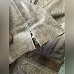 Vintage Anonymous by John Carlisle weathered brown leather blazer, size large Photo 13