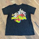 Warner Brothers Space Jam Black Confetti Tshirt Size Medium  Photo 0
