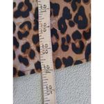 H&M  womens cheetah animal print short sleeve blouse size XXS oversized Photo 6