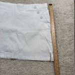 Rafaella  Comfort Womens White Button Accent Skirt Size XXL Photo 2