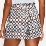 Loft  Paperbag Pull On Shorts in Sunwashed Floral Linen Blend‎ Size XS Photo 1