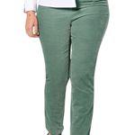 Denim & Co New Adaptive Wheelchair Fit Velveteen Pants Spruce Green Size 10 Photo 0