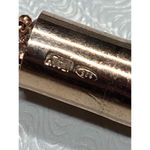 Two Italian Sterling Silver Beaded Rose Tone Popcorn Mesh Magnetic Bracelets Photo 2