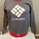Columbia  Gray Sweater with Cream Logo Photo 3