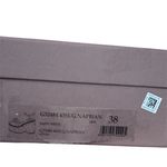 Gianvito Rossi  Alma Knotted Leather Ankle-Strap Platform Sandal Size 38 Photo 7