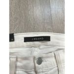 J Brand  White Jean Straight Leg Jeans, Size 24 Photo 4