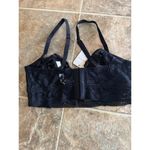 Free People Sorento Demi Longline Bra Black Size 32DD Photo 8