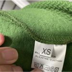 Ganni  Textured Green Short Sleeve Fit Flare Mini Dress XS Photo 6