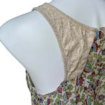 Willow & Clay Semi Sheer Beaded Tank Top, Sz L Photo 9