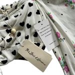 For Love & Lemons  Lucia Smocked Tie Long Sleeve Crop Top NWT Size XL Photo 12