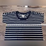 Barbour  Sailboat Nautical Navy‎ Blue Striped Short Sleeve Dress 4 Photo 5