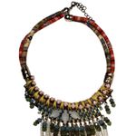 Collar Style Necklace Broken BOHO Bohemian Chain Dangle 12" Photo 3