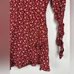 Reformation Lucita Floral Wrap Long Sleeves Mini Dress Sz 0 Photo 5