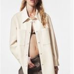 ZARA Faux Leather Oversized Jacket Photo 0