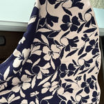 Eliza J NWOT  Fit & Flare Navy Floral Sweater Dress Size XL Retail 148.00 Photo 6