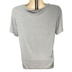 Kathy Ireland Womens Stretch Travel Silver Shirt Shimmer Blouse No Iron Size M Vintage u Photo 4