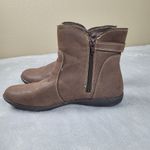Sporto  Boots Womens 9 M Flynn Ankle Booties Brown Faux Leather Casual Round Photo 5