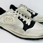 Gucci  MAC80 Distressed Leather Women's GG Logo Sneakers Size EU 41 Photo 0