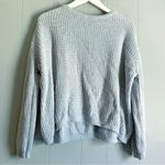 Brandy Melville  Gray Wide Neck Sweater One Size Photo 1