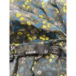 prAna  Size Medium  Top Blouse Cold Shoulder Floral Photo 5