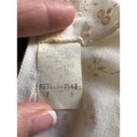 American Vintage Vintage 70's eyelet sleevless A line dress smocked chest belted size small Photo 10