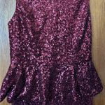 Topshop  burgundy sequin dress US size 6 Photo 5