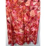 Marmot Women's Geometric Sleeveless Shelf Bra Racerback Taryn Dress Red Orange M Photo 2