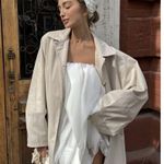 ACLER Otley Strapless Organza Mini Dress in White Size US 6 Photo 14