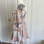 Aritzia Wilfred Tempest Linen Mini Dress in Sunfd Coral/Ardoise Pink Size XS Photo 4