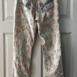 Mudd  Light ANKLE Jeans Jeggings Antique Rose Pattern, Lt. Blue Size 14 Photo 0