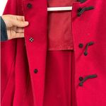 Philosophy Di Alberta Ferretti Red Toggle Front Beaded Collar Coat Size 2 Photo 5