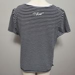 Karl Lagerfeld  Paris striped emoji tee size large Photo 6