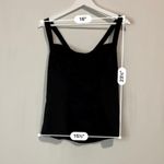 DNA Couture Women’s Crisscross Back Mock Corset Lace Tank Top Black NWOT Photo 8