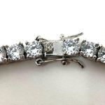 BLING giant CZ tennis necklace statement piece! Photo 9