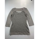 Bailey 44 TOMO KHANI Top Black White Striped‎ Size S Perforated Jersey Top NWT Photo 1