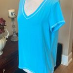 Nautica Comfy Bright Blue V Neck Photo 3