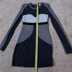 Torn By Ronny Kobo Contour Illusion Bodycon Dress XS Gray Quiet Luxury Office Photo 9