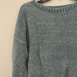 Molly green  Blue Chenille Sweater Photo 1